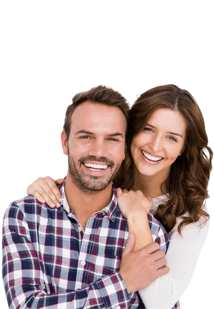 Happy Couple Hugging