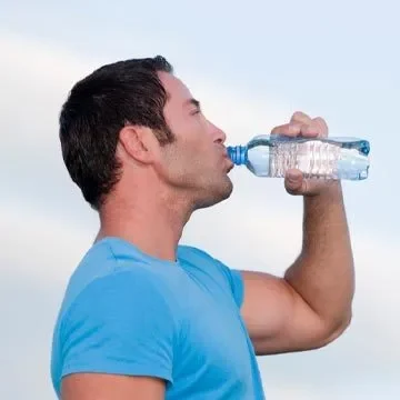 Man Drinking Water